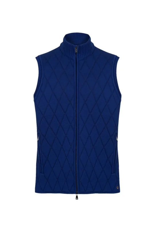 Hemington - Merino Yün Activewear İndigo Triko Yelek (7)