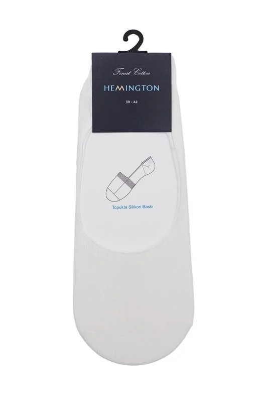 Hemington - Bambu Karışımlı Beyaz Loafer Çorap (2)