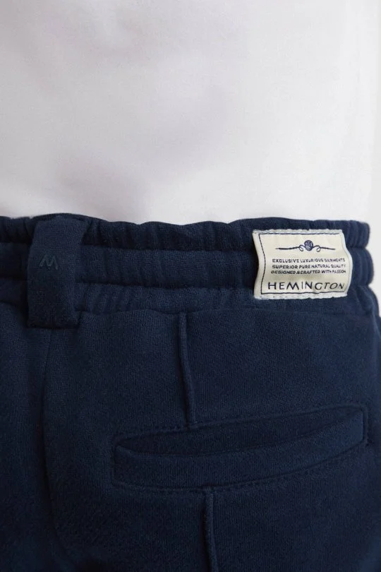 Hemington - Beli Lastikli Pamuk Lacivert Çocuk Pantolon (4)