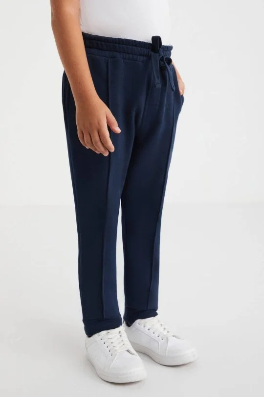 Hemington - Beli Lastikli Pamuk Lacivert Çocuk Pantolon (1)