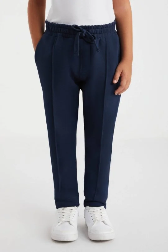 Hemington - Beli Lastikli Pamuk Lacivert Çocuk Pantolon (5)