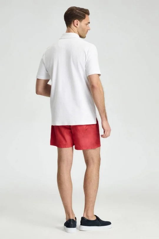 Hemington - Beyaz Havlu Kumaş Polo Yaka T-Shirt (5)