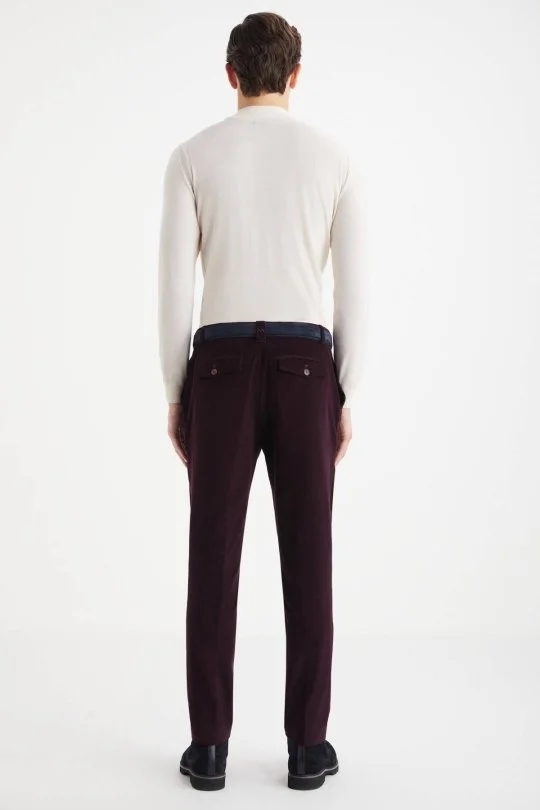 Hemington - Bordo Kadife Pantolon (4)