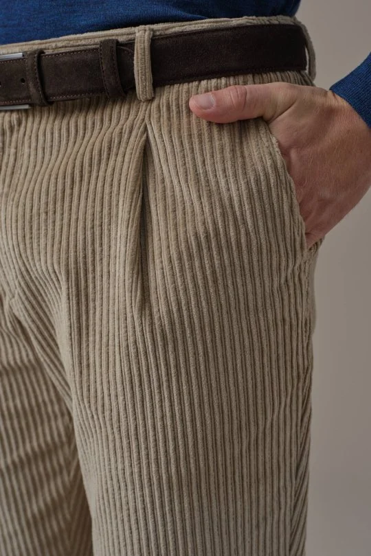 Camel Kadife Pantolon