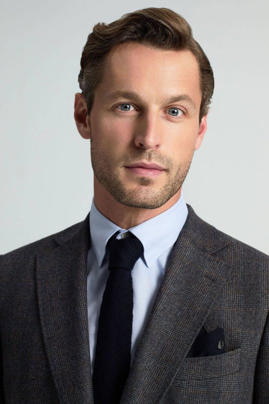 Çizgi Desenli Lacivert Örgü Kravat