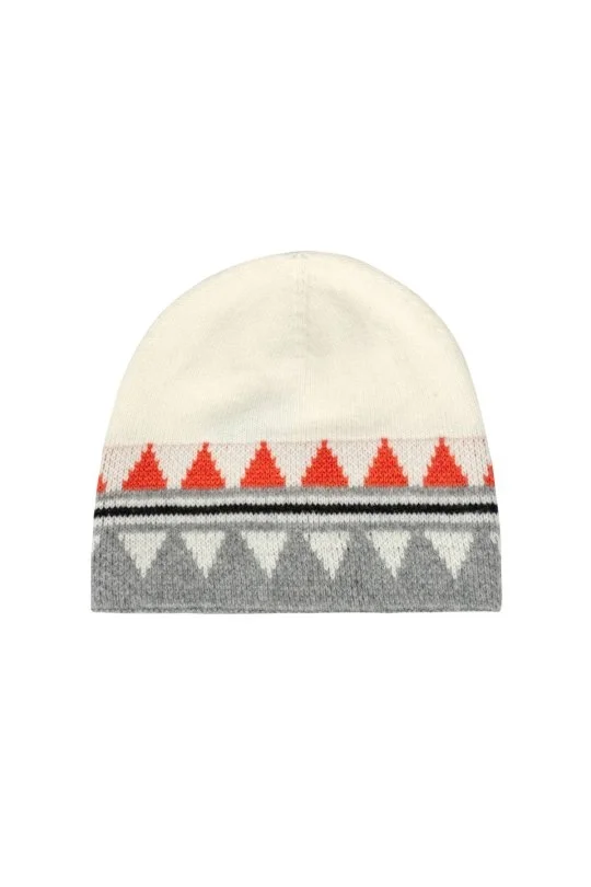 Hemington - Desenli Kaşmir Karışım Gri Çocuk Bere (3)