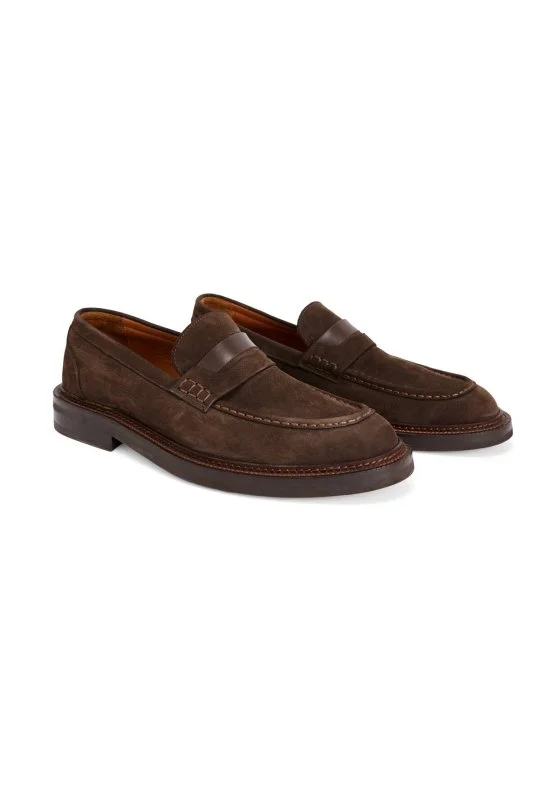 Hemington - Doğal Deri Koyu Kahverengi Loafer (3)