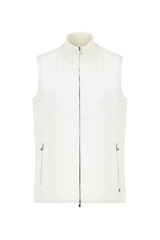 Hemington - Ekru Activewear Merino Yün Triko Yelek (7)