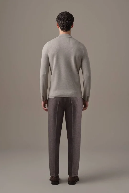 Hemington - Extrafine Merino Vizon Rengi Triko Blazer Ceket (5)