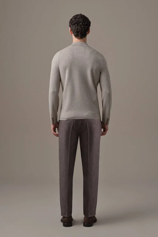 Hemington - Extrafine Merino Vizon Rengi Triko Blazer Ceket (6)