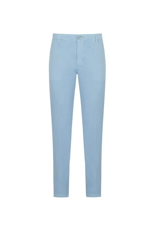 Gök Mavisi Yazlık Chino Pantolon