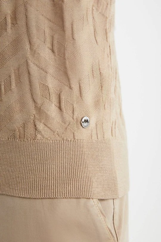 Hemington - İpek Karışım Boğazlı Yaka Camel Merino Yün Triko (6)