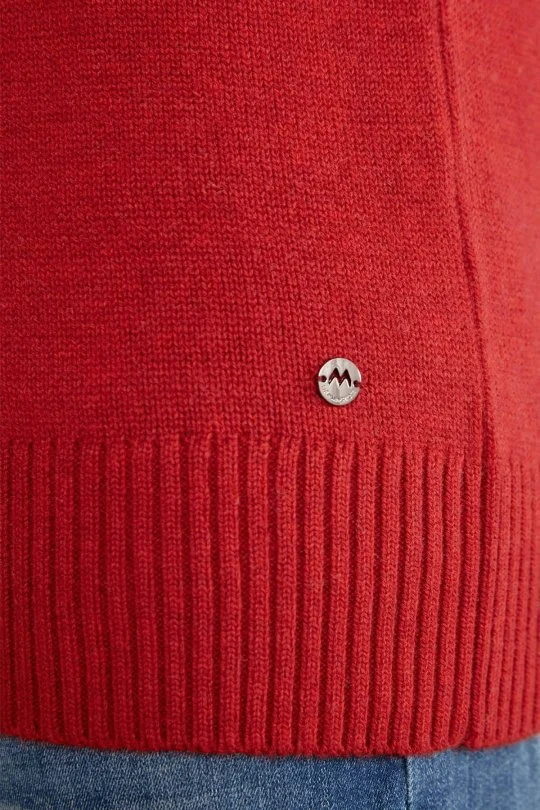 Hemington - Kar Desen Lupetto Yaka Lambswool Bordo Kazak (6)