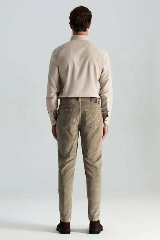 Hemington - Kaşmir Pamuk Karışım 5 Cep Camel Pantolon (2)