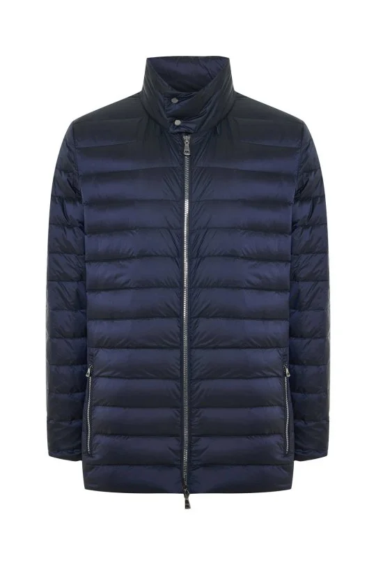 Hemington - Kaz Tüyü Dolgulu Lacivert İnce Spor Mont (6)