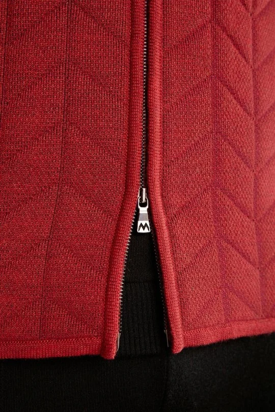 Hemington - Kırmızı Activewear Merino Yün Triko Yelek (7)