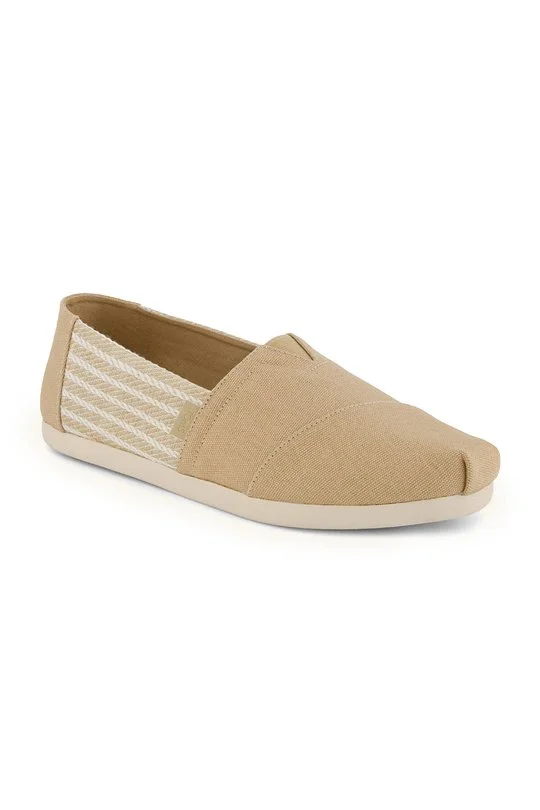 HEMINGTON - Klasik Çizgili Bej Espadril - Toms (3)