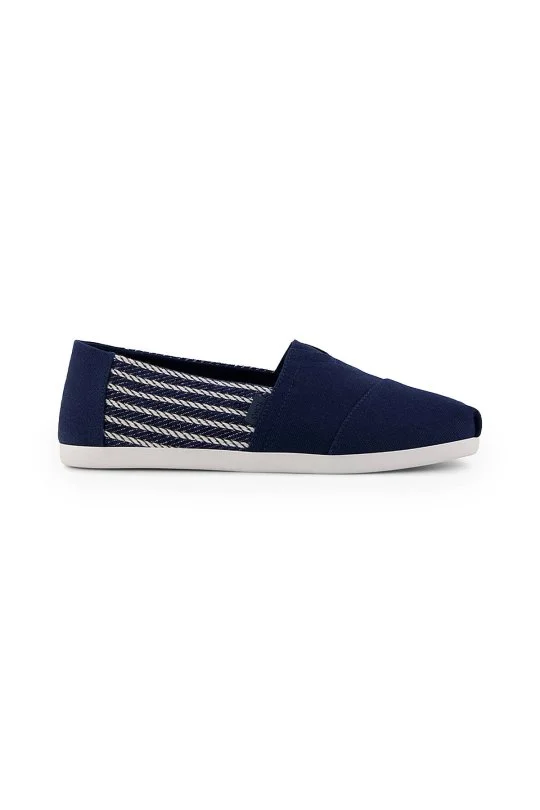 Toms - Klasik Çizgili Lacivert Espadril - Toms (1)