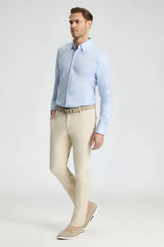 Hemington - Krem Rengi Yazlık Chino Pantolon (3)