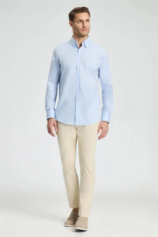 Hemington - Krem Rengi Yazlık Chino Pantolon (4)