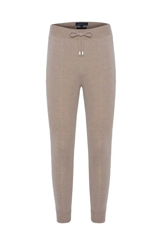 Hemington - Kum Rengi Merino Yün Activewear Triko Pantolon (6)