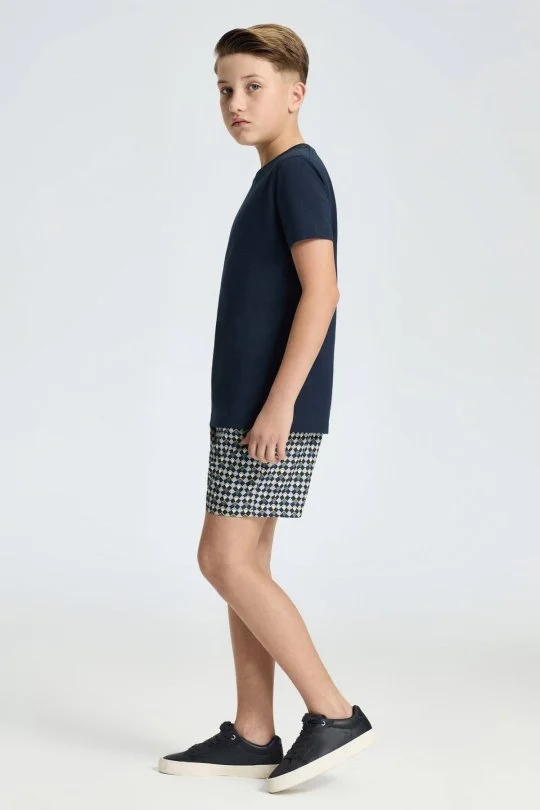 Hemington - Lacivert Bisiklet Yaka Basic Çocuk T-Shirt (3)