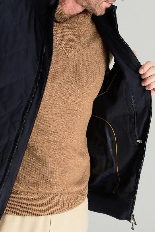 Hemington - Lacivert Kapitone Yelek (4)