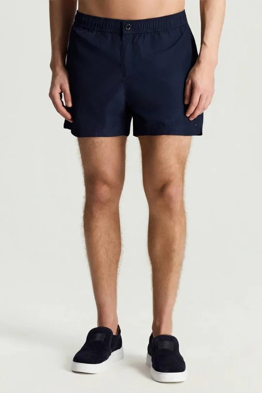 Hemington - Lacivert Özel Kesim Quick Dry Mayo (1)