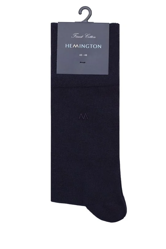 Hemington - Lacivert Pamuklu Çorap (1)