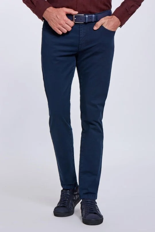 Hemington - Slim Fit Lacivert 5 Cep Pantolon