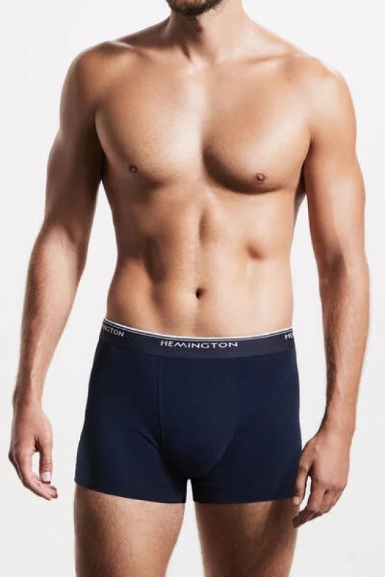 Hemington - Lacivert Üçlü Boxer Seti (1)