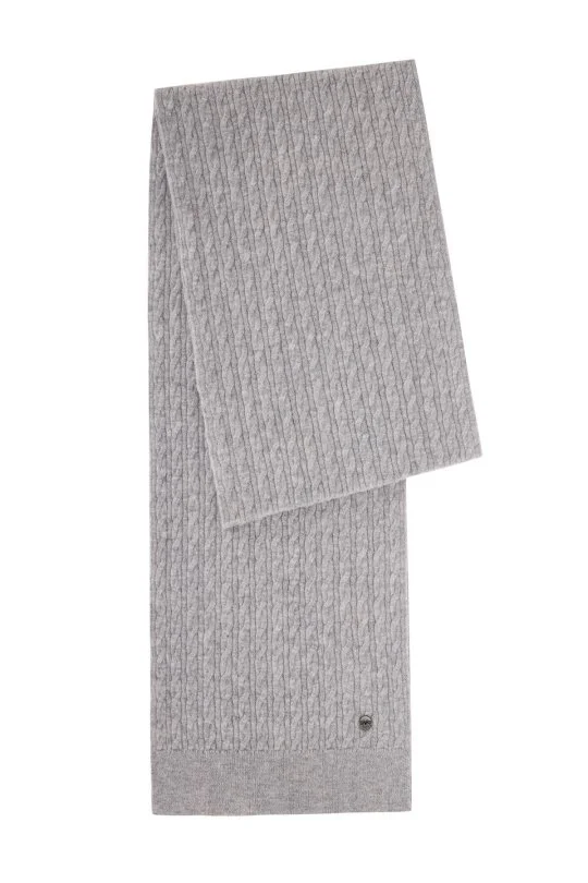 Hemington - Lambswool Yün Açık Gri Atkı (3)