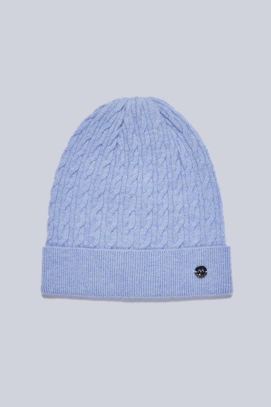 Lambswool Yün Buz Mavisi Çocuk Bere