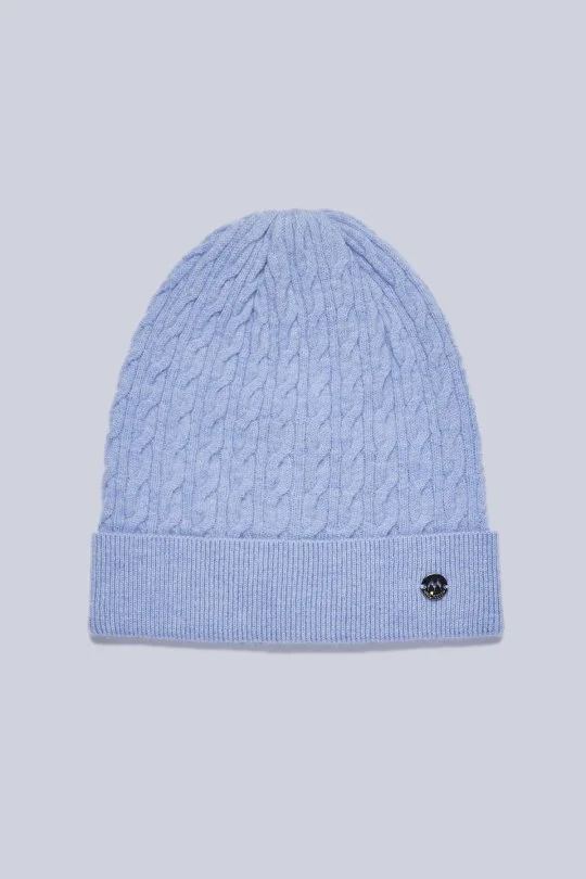 Hemington - Lambswool Yün Buz Mavisi Çocuk Bere (3)