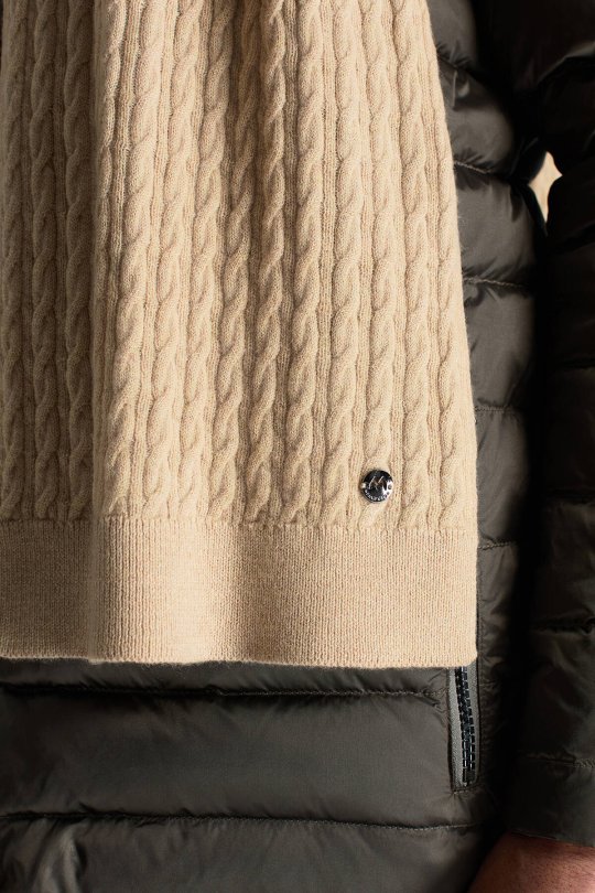 Lambswool Yün Camel Atkı