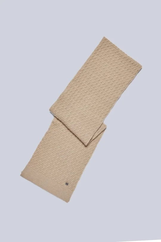 Hemington - Lambswool Yün Camel Çocuk Atkı (4)