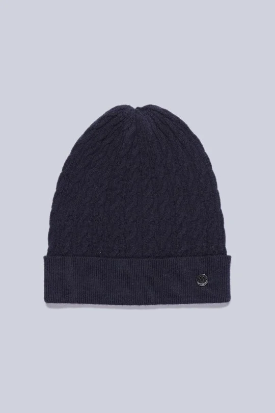 Hemington - Lambswool Yün Lacivert Çocuk Bere (3)