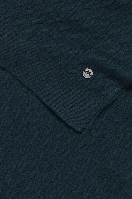 Hemington - Lambswool Yün Yeşil Çocuk Atkı (3)