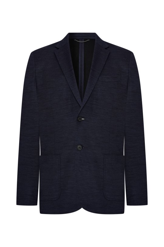 Lyocell Kumaş Lacivert Blazer Ceket