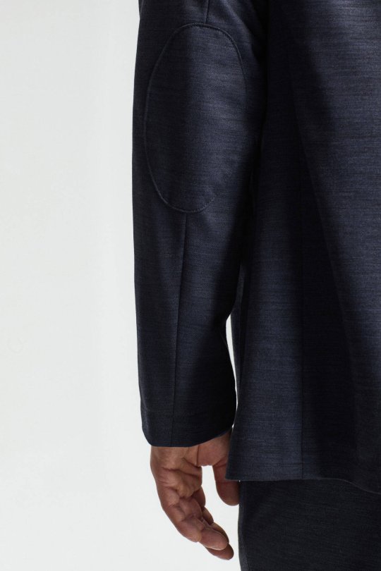 Lyocell Kumaş Lacivert Blazer Ceket
