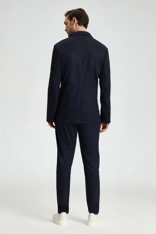 Hemington - Lyocell Kumaş Lacivert Blazer Ceket (7)