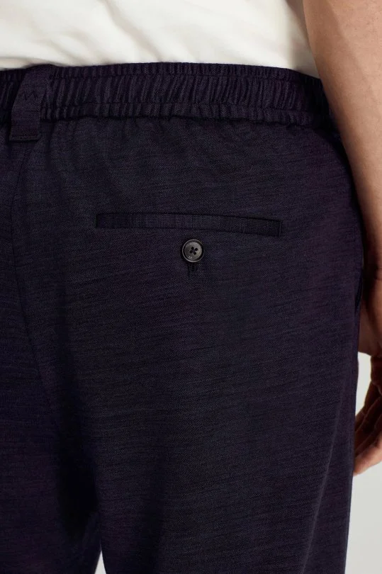 Hemington - Lyocell Kumaş Lacivert Relax Chino Pantolon (3)