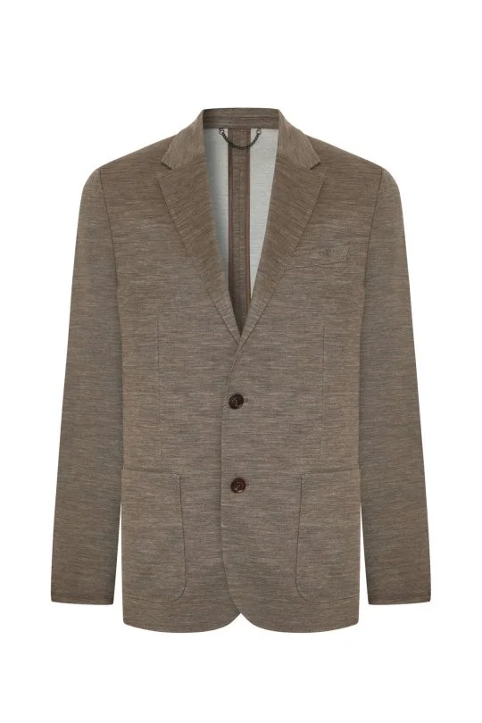 Hemington - Lyocell Kumaş Kum Rengi Blazer Ceket (7)