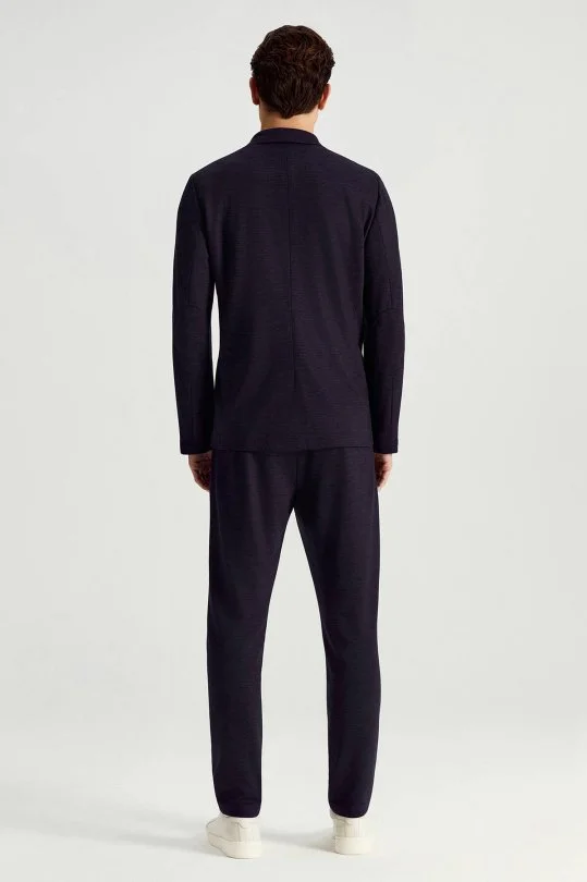 Hemington - Lyocell Kumaş Lacivert Blazer Ceket (6)