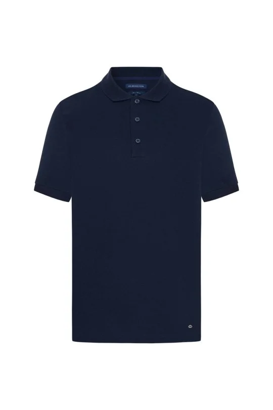 Hemington - Lyocell Pamuk Kumaş Lacivert Polo Yaka T-Shirt (6)