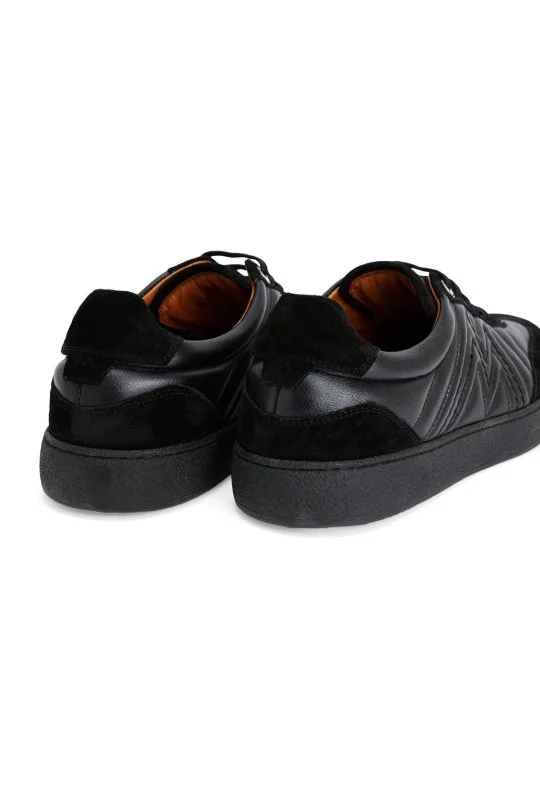 M Logo Detaylı Siyah Sneaker