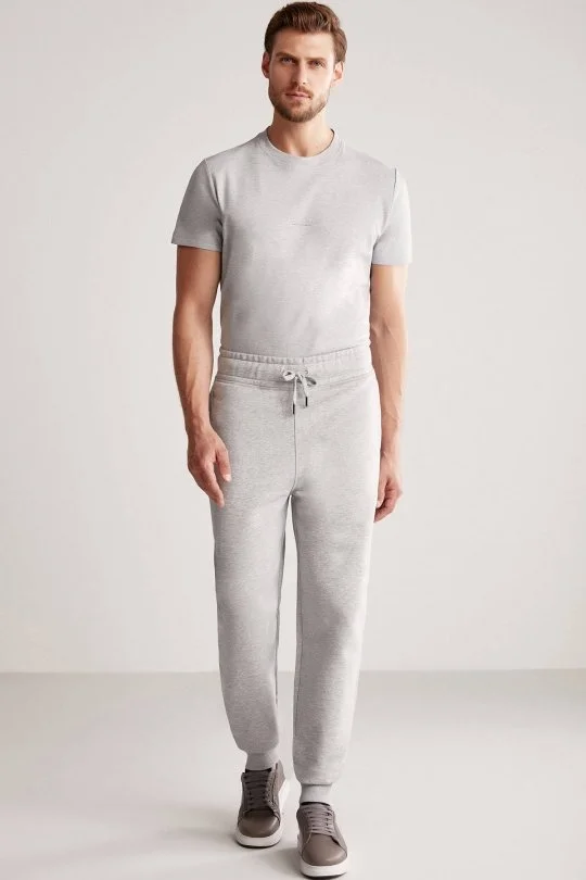 Hemington - M Logolu Açık Gri Jogger Pantolon (3)