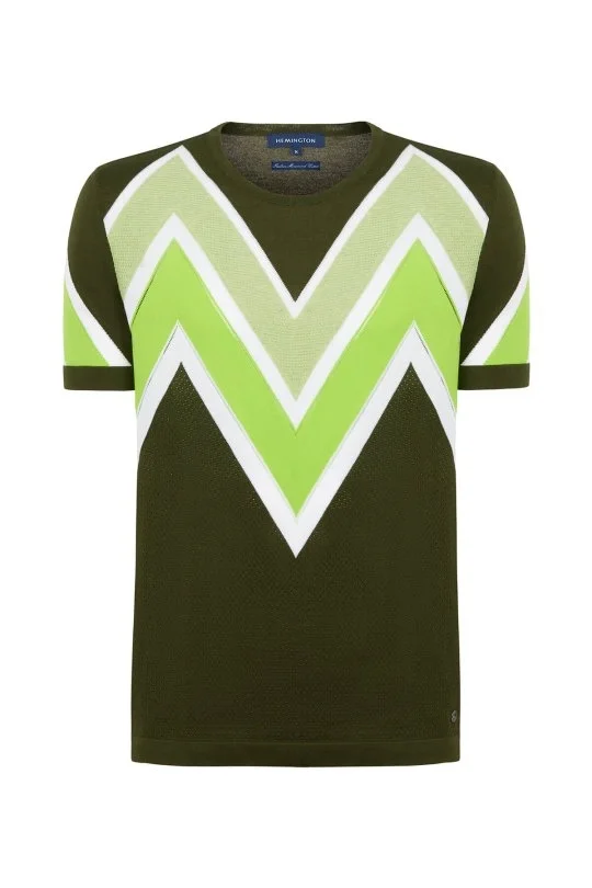 Hemington - M Logolu Haki Merserize Pamuk Triko T-Shirt (6)