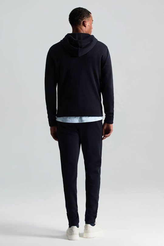 M Logolu Kapüşonlu Lacivert Hoody