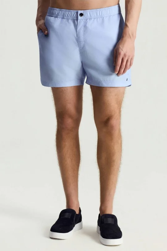 Hemington - Mavi Özel Kesim Quick Dry Mayo (1)